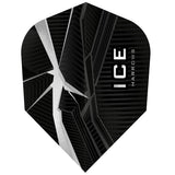 ICE Recut Clear Standard Dart Flights by Harrows main product image on a white background.