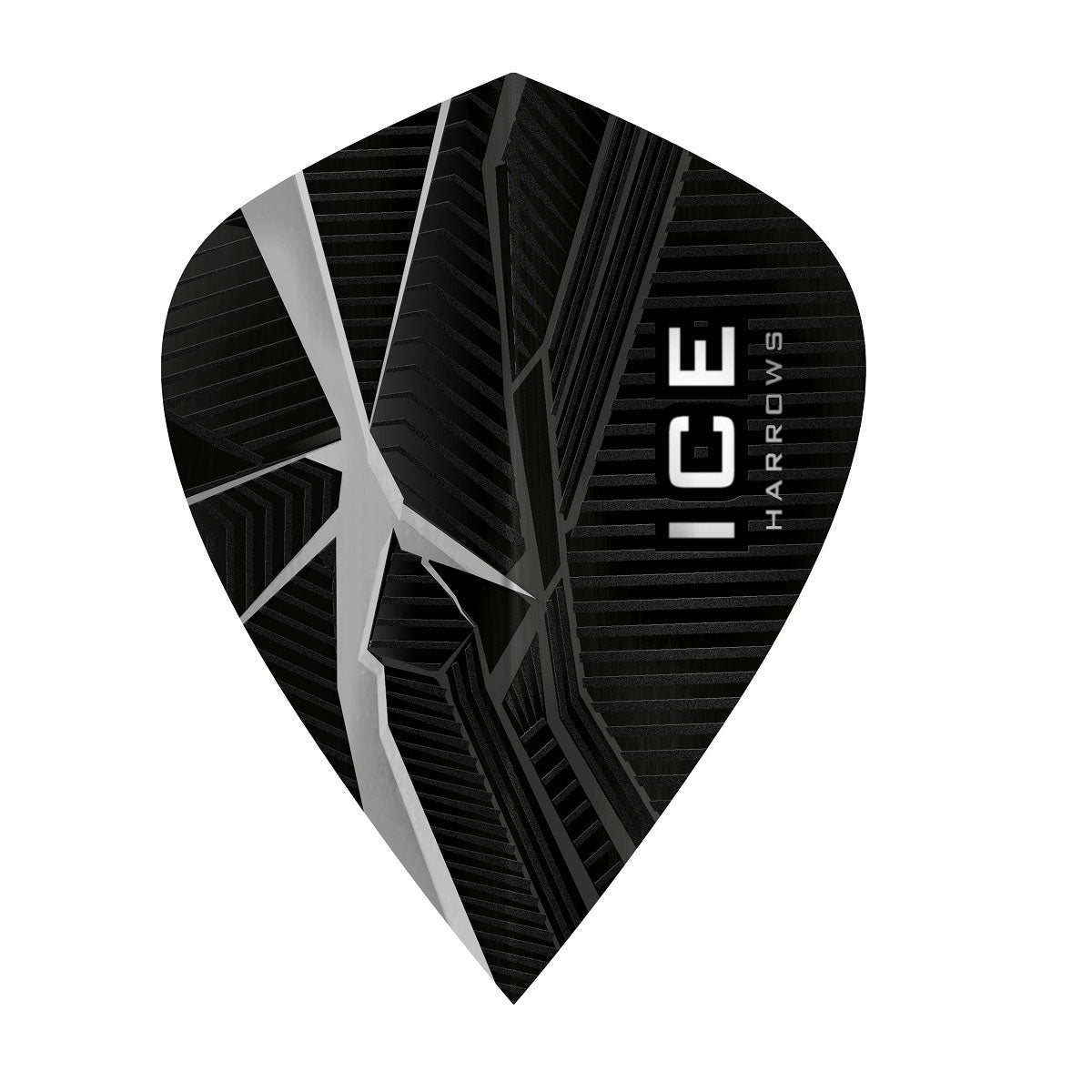 Harrows ICE Recut Kite Dart Flights 25 Sets main product image showing the flight design and product contents