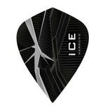 Harrows ICE Recut Kite Dart Flights 25 Sets main product image showing the flight design and product contents