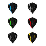 Harrows ICE Recut Kite Dart Flights 25 Sets main product image showing the flight design and product contents