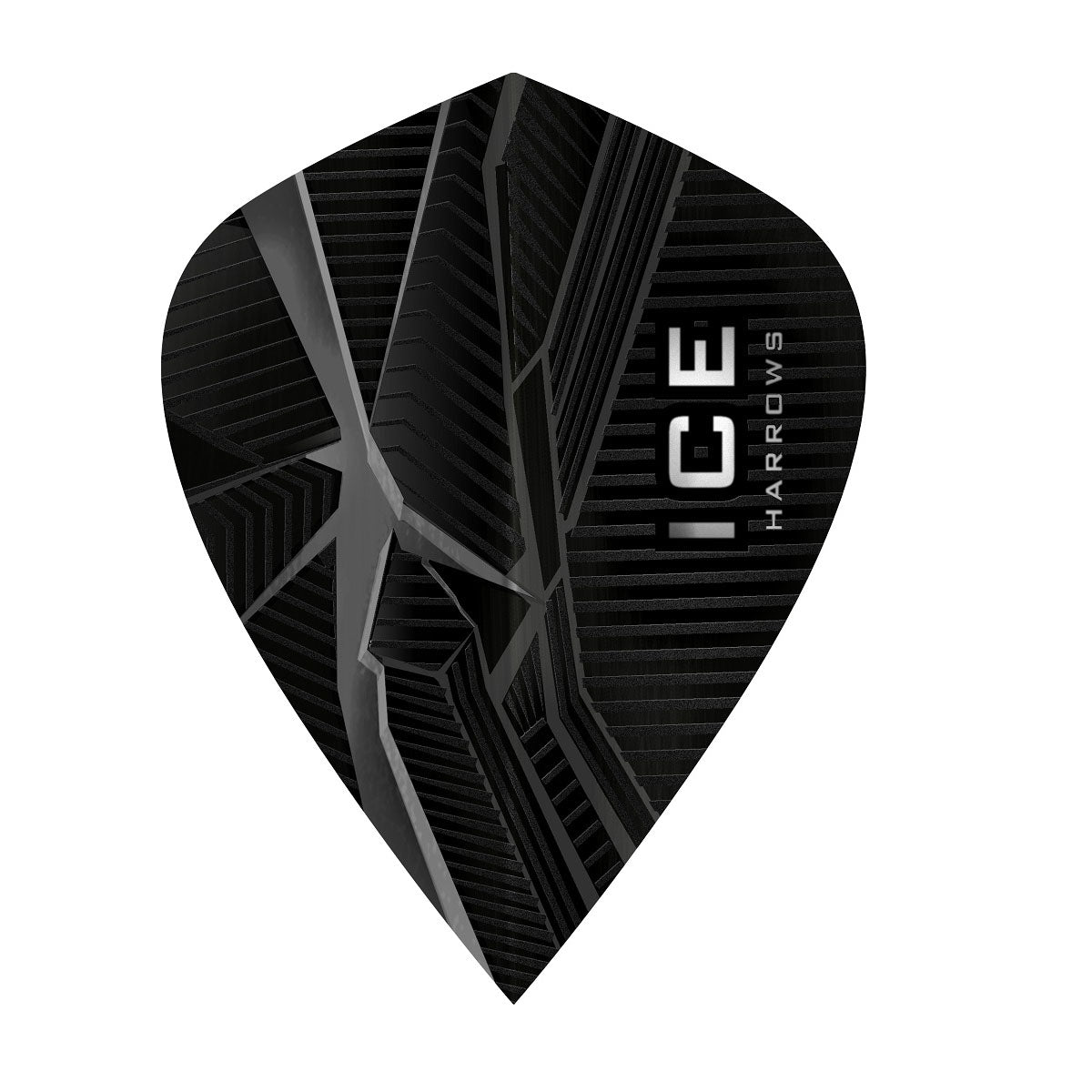 Harrows ICE Recut Kite Dart Flights 25 Sets main product image showing the flight design and product contents