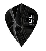 Harrows ICE Recut Kite Dart Flights 25 Sets main product image showing the flight design and product contents