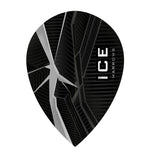 Harrows ICE Recut Pear Dart Flights 25 Sets main product image showing the flight design and product contents