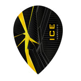 Harrows ICE Recut Pear Dart Flights 25 Sets main product image showing the flight design and product contents