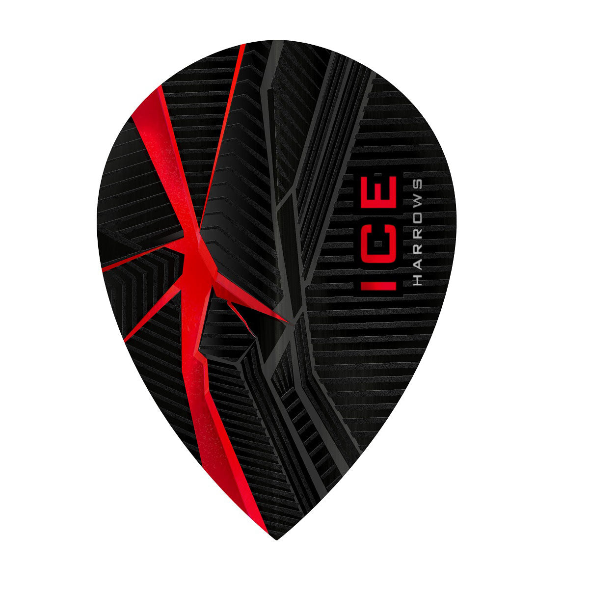 ICE Recut Red Pear Dart Flights by Harrows main image on a white background.