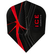 ICE Recut Red Standard Dart Flights by Harrows main product image on a white background.