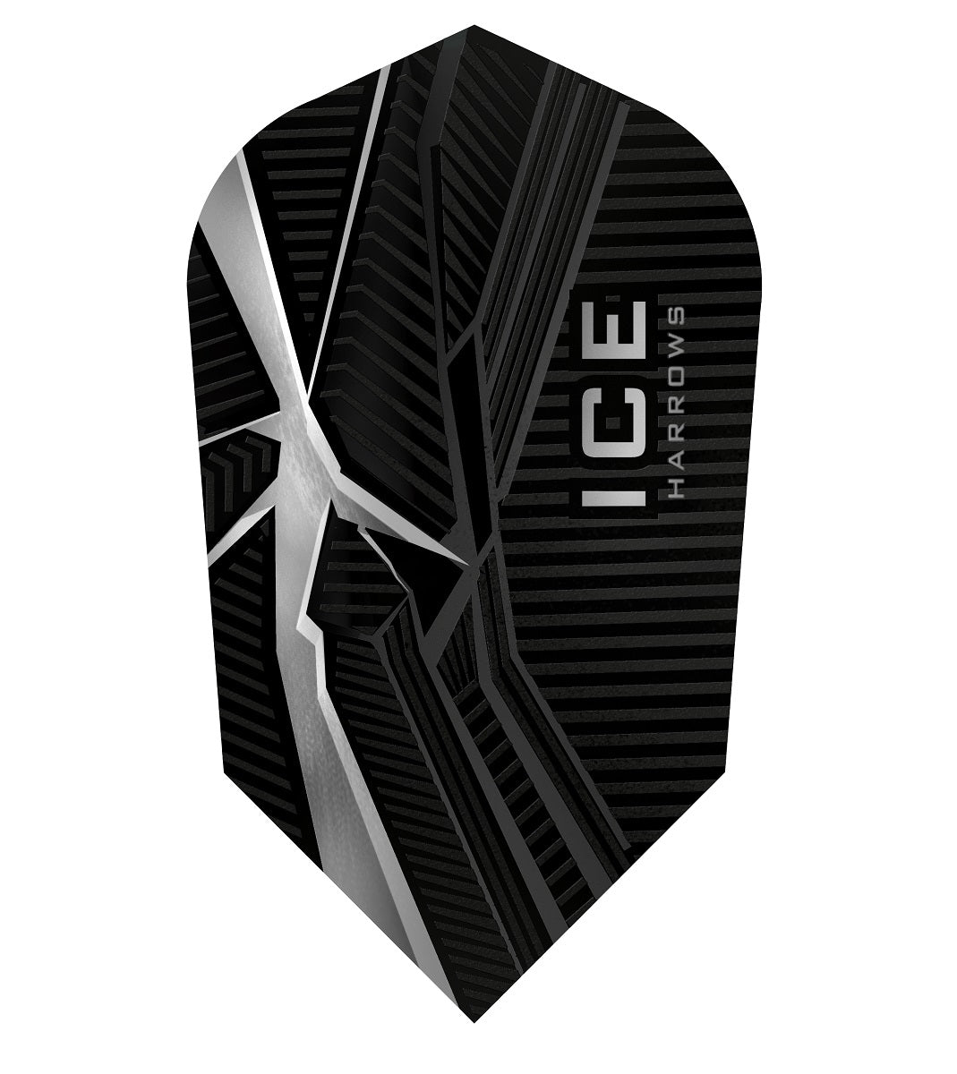 Harrows ICE Recut Slim Dart Flights 25 Sets main product image showing the flight design and product contents