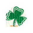 Harrows Irish Shamrock Dart Flights main image on a white background.