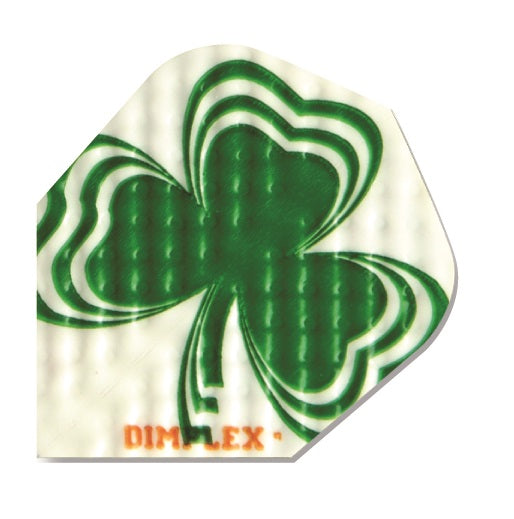 Harrows Irish Shamrock Dart Flights main image on a white background.