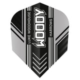 Luke Woodhouse Standard No6 Prime Dart Flights by Harrows main product image on a white background.