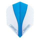 Harrows Marathon Aura No6 Dart Flights main product image showing the flight design and product contents