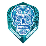 Marathon Candy Skull No6 Dart Flights by Harrows main product image on a white background.