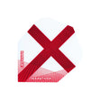 Harrows Marathon England St George Cross Red Stripe Dart Flights main image on a white background.