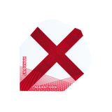 Harrows Marathon England St George Cross Red Stripe Dart Flights main image on a white background.