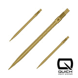 Harrows Micro Grip Quick Points Gold main product image showing the Quick Points