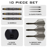 Harrows NX Luxe Tapered Quick Point 90% Tungsten Steel Tip Darts