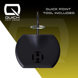 Black tool with 'Quick Point' branding on a gradient background. Available in 21 Gram, 22 Gram, 23 Gram, 24 Gram, 25 Gram, 26 Gram