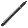 Harrows Nylon Ring Grip Dart Stems Shafts Black main product image showing the stems, packaging, and included contents