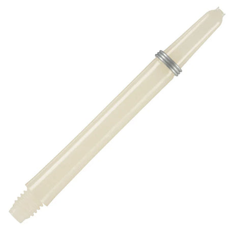 Harrows Nylon Ring Grip Dart Stems Shafts White main product image showing the stems, packaging, and included contents