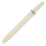 Harrows Nylon Ring Grip Dart Stems Shafts White main product image showing the stems, packaging, and included contents