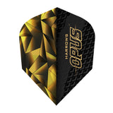 Harrows Opus Gold Dart Flights main product image showing the flight design and product contents