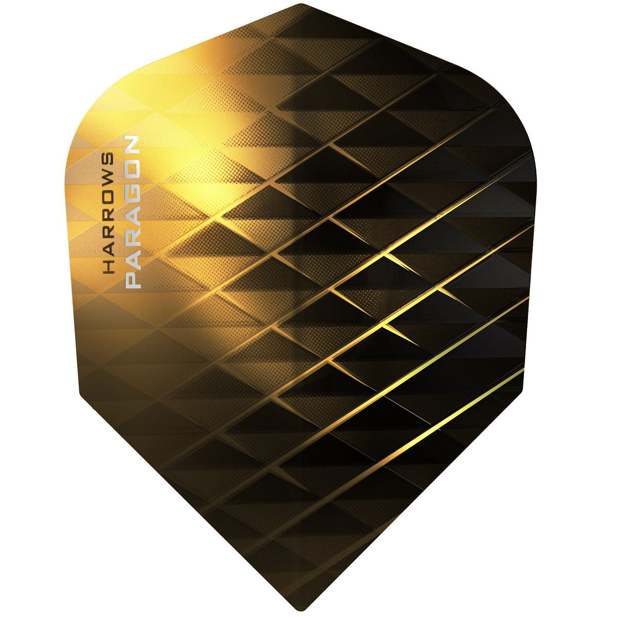 Harrows Paragon Gold Dart Flights main image on a white background.