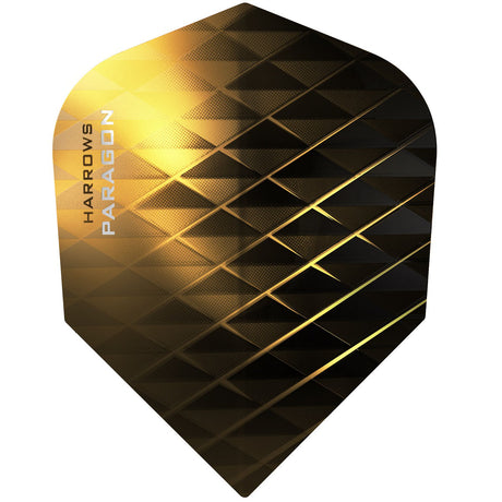 Harrows Paragon Gold Dart Flights main image on a white background.