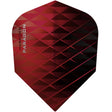 Harrows Paragon Red Dart Flights main image on a white background.