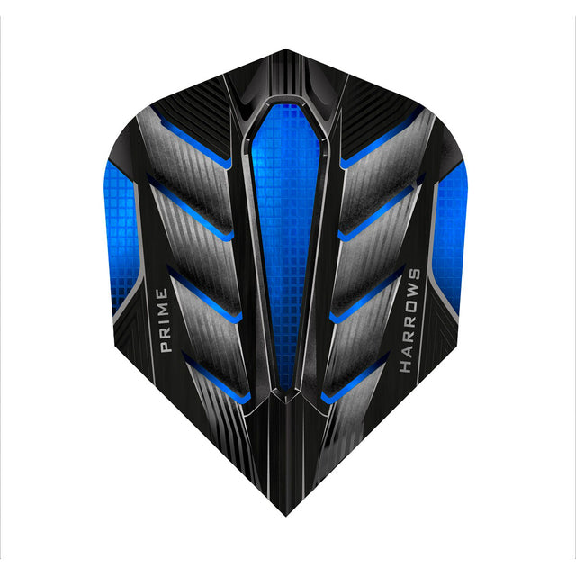 Harrows Prime Aqua Swarm Dart Flights main image on a white background.