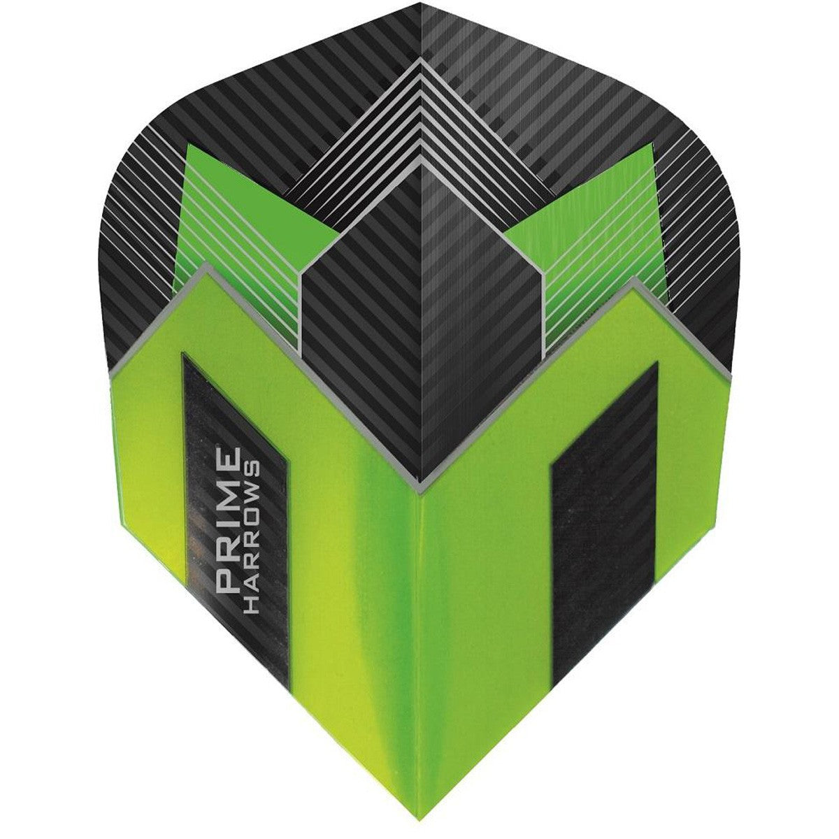 Harrows Prime Green Dart Flights main image on a white background.