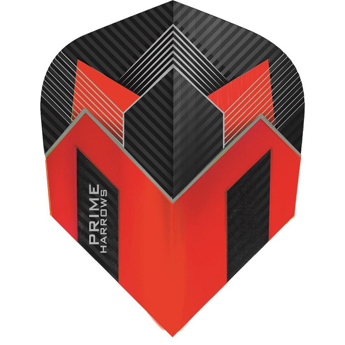 Harrows Prime Red Dart Flights main image on a white background.
