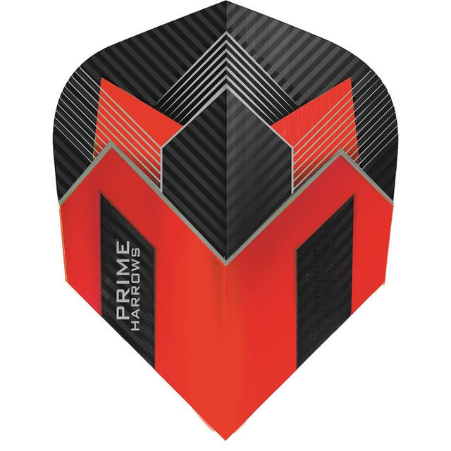 Harrows Prime Red Dart Flights main image on a white background.