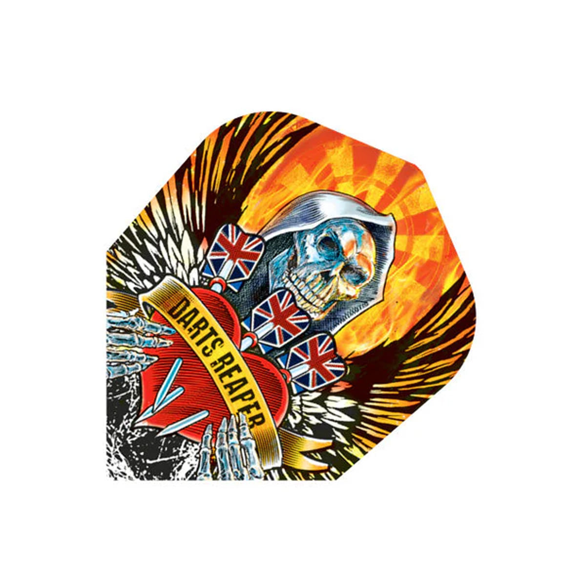 Harrows Quadro Darts Reaper Dart Flights main image on a white background.