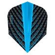 Harrows Quantum Aqua Dart Flights main image on a white background.