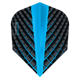 Harrows Quantum Aqua Dart Flights main image on a white background.