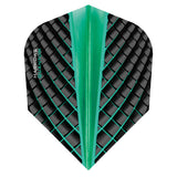 Harrows Quantum Jade Dart Flights main image on a white background.