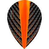 Harrows Quantum Pear Orange Dart Flights main image on a white background.