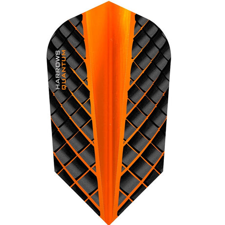 Harrows Quantum Slim Orange Dart Flights main image on a white background.