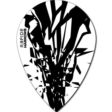 Harrows Rapide Pear Smokey on White Dart Flights main image on a white background.