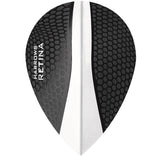 Harrows Retina Pear Clear Dart Flights main product image showing the flight design and product contents