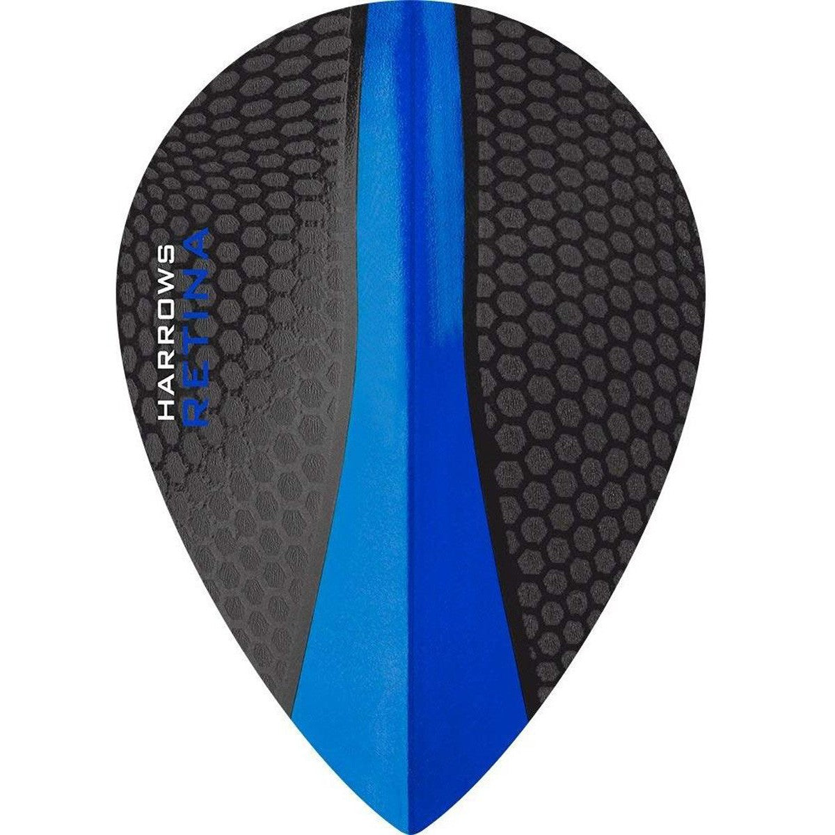 Harrows Retina Pear Dark Blue Dart Flights main image on a white background.