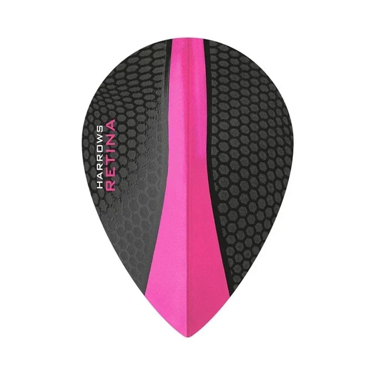 Harrows Retina Pear Pink Dart Flights main product image showing the flight design and product contents