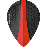 Harrows Retina Pear Red Dart Flights main product image showing the flight design and product contents