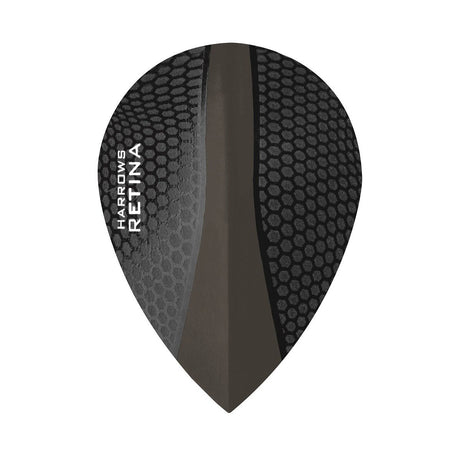 Harrows Retina Pear Smokey Dart Flights main product image showing the flight design and product contents