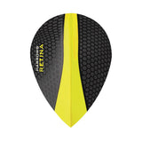 Harrows Retina Pear Yellow Dart Flights main product image showing the flight design and product contents