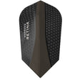 Harrows Retina Slim Black Dart Flights main product image showing the flight design and product contents