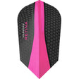 Harrows Retina Slim Pink Dart Flights main product image showing the flight design and product contents