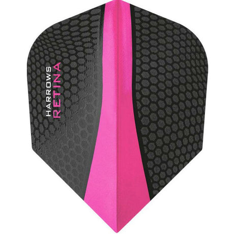 Harrows Retina Standard Pink Dart Flights main image on a white background.