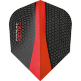 Harrows Retina Standard Red Dart Flights main product image showing the flight design and product contents
