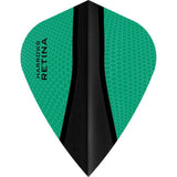 Harrows Retina,X Kite Jade Dart Flights main image on a white background.